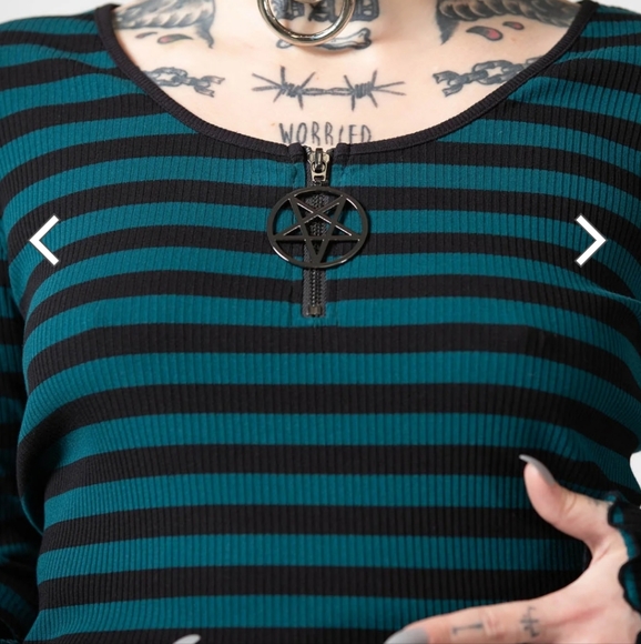 Chimera Long Sleeve Top - Green - Picture 2 of 3